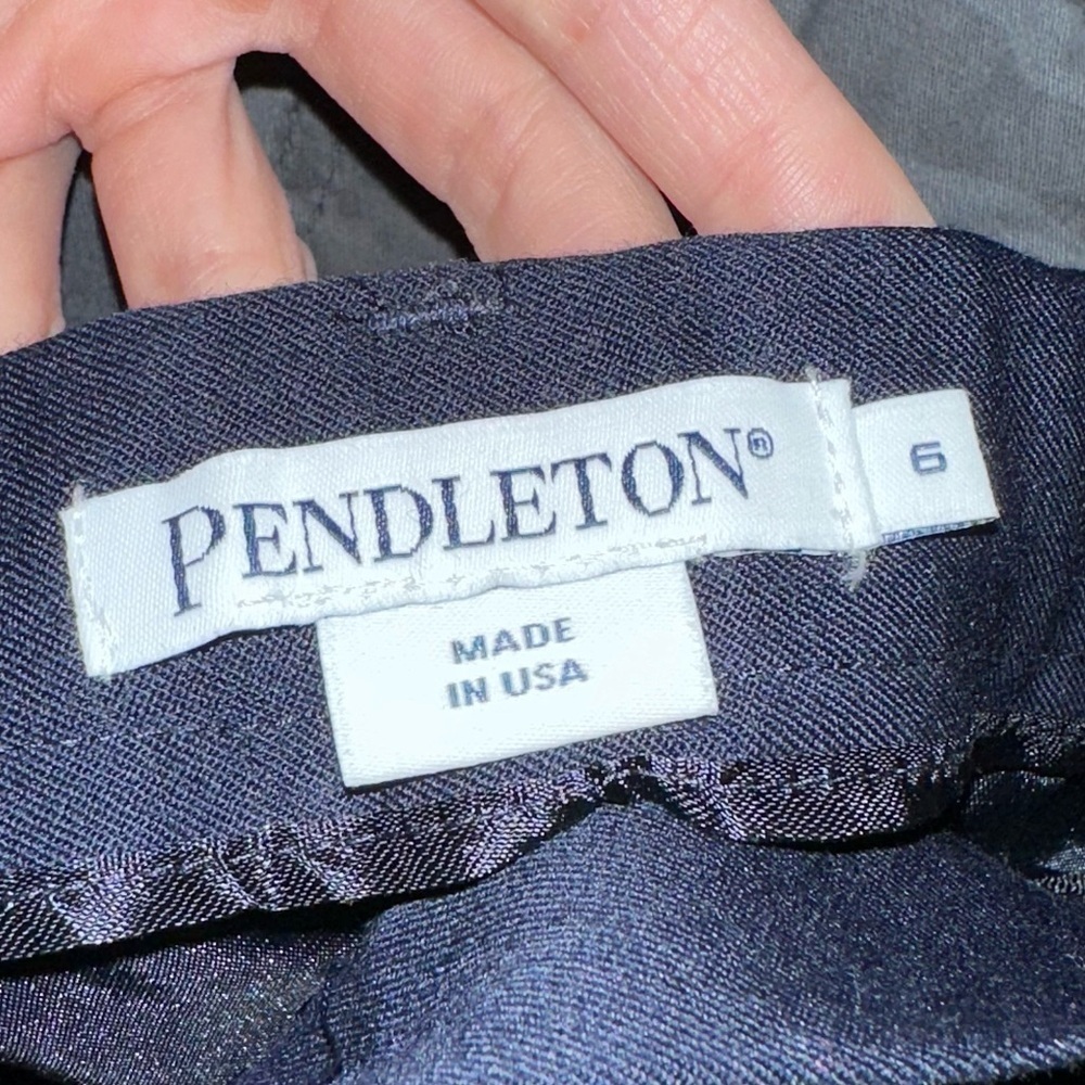 Classic Women's Straight-Leg Dress Pants - Navy - Picture 6 of 12